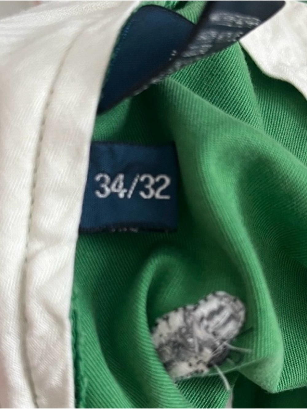 VTG 90s Polo Ralph Lauren Green Martini Shaker Embroidered Chino Pants 34x32 - Picture 9 of 14